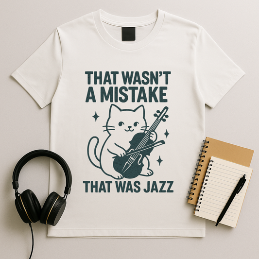 That wasn’t a mistake, that was jazz - T-Shirt
