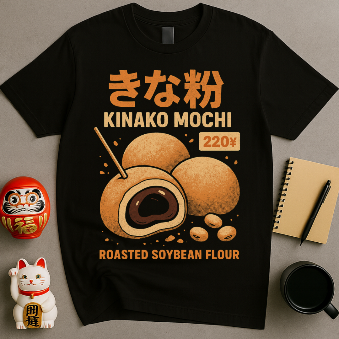 Kinako Mochi – Japanese Snack Retro Graphic Tee