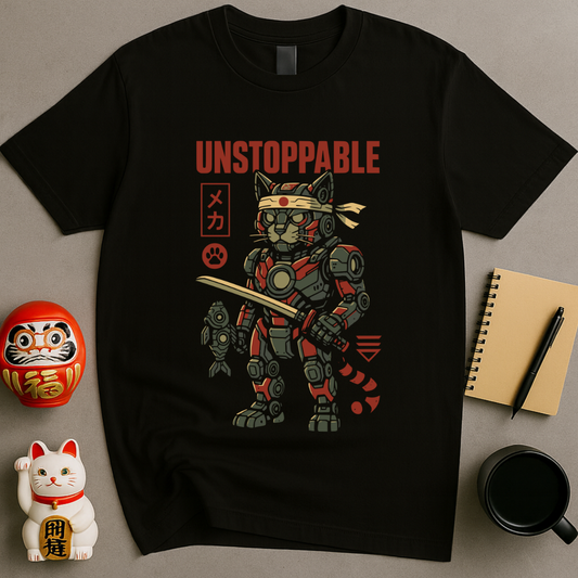 Unstoppable Mecha Cat T-Shirt