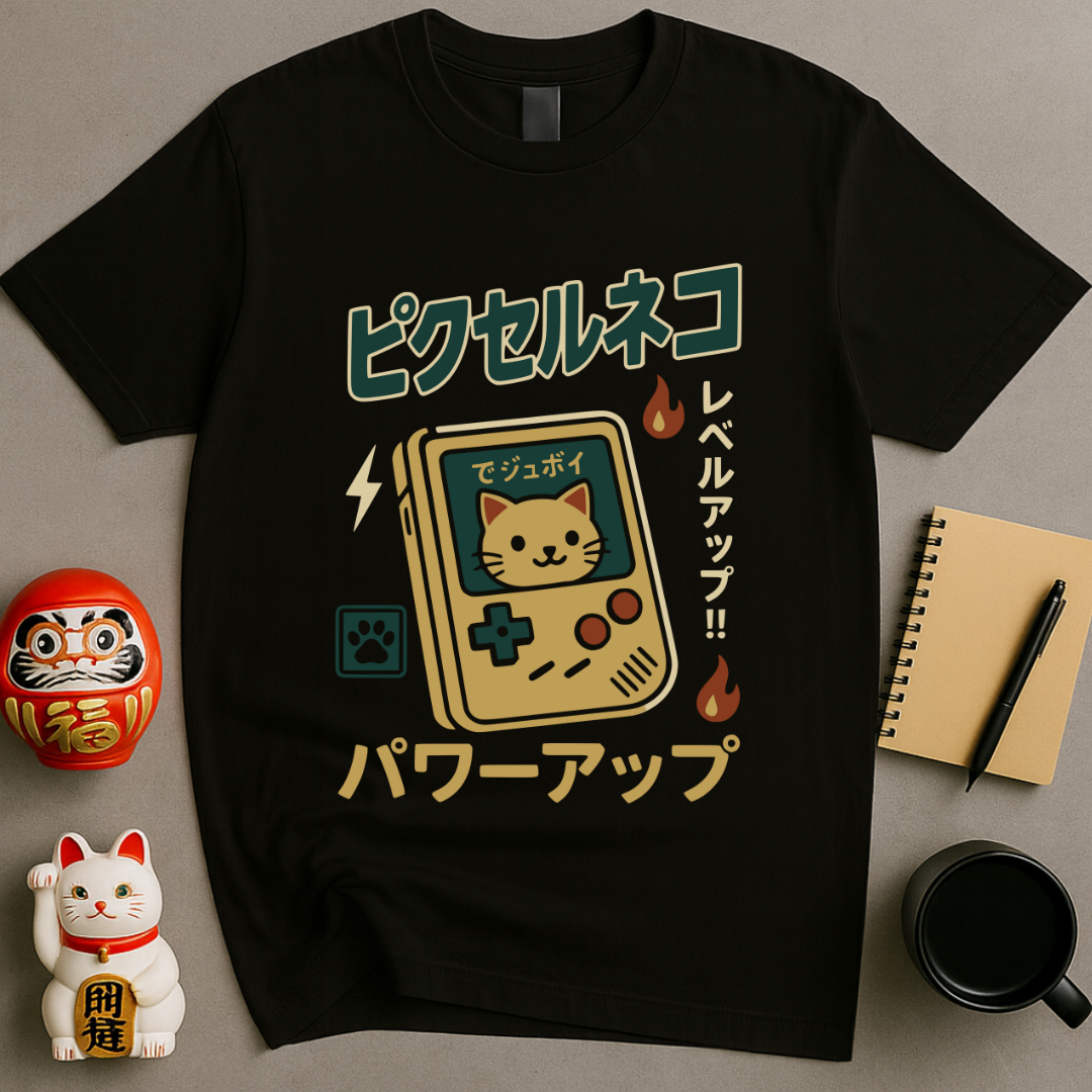 Pixel Neko T-Shirt