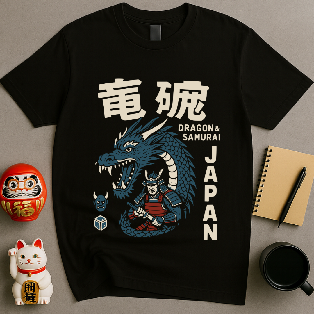 Dragon & Samurai T-Shirt