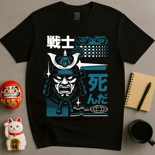 Blue Samurai Spirit T-Shirt