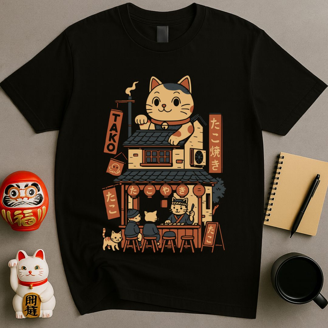 Takoyaki Cat Shop T-Shirt