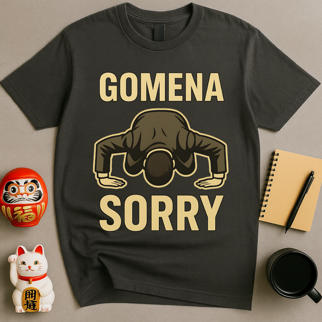 Gomena Sorry Bowing Man Shirt