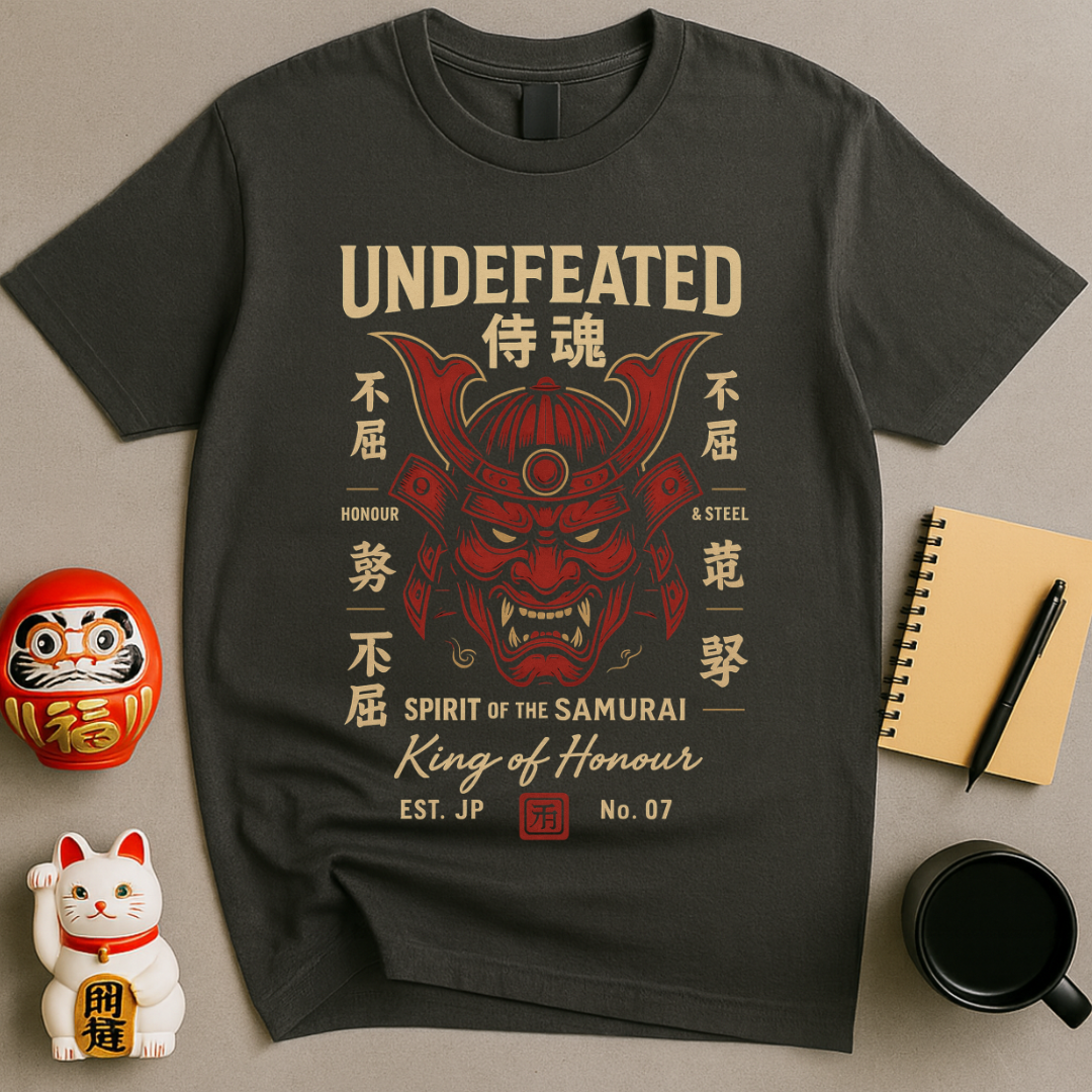 Undefeated Samurai – Spirit of Honour Tee