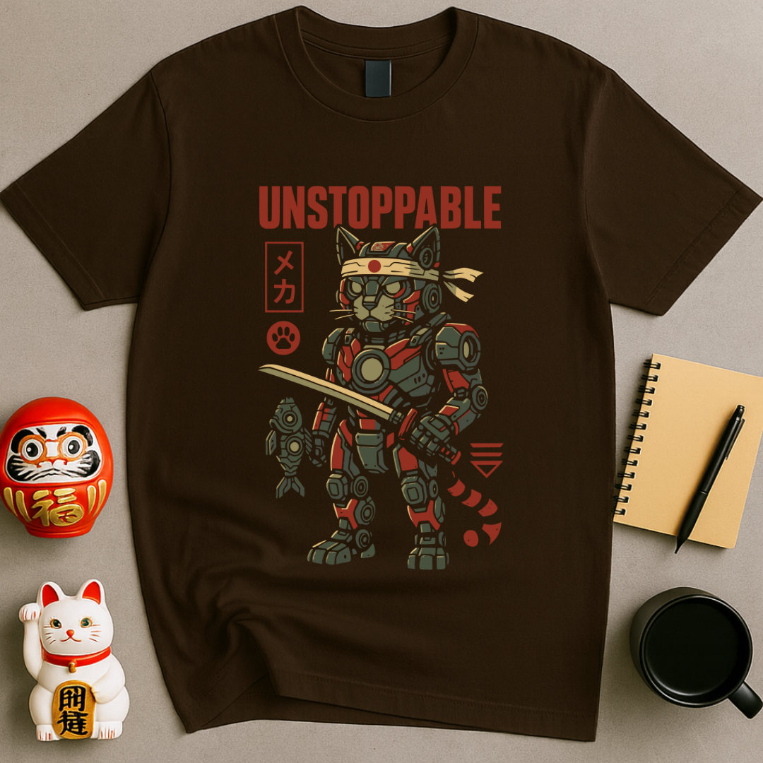 Unstoppable Mecha Cat T-Shirt