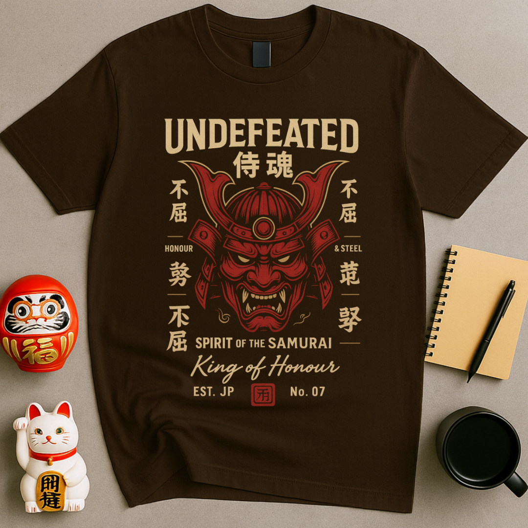 Undefeated Samurai – Spirit of Honour Tee