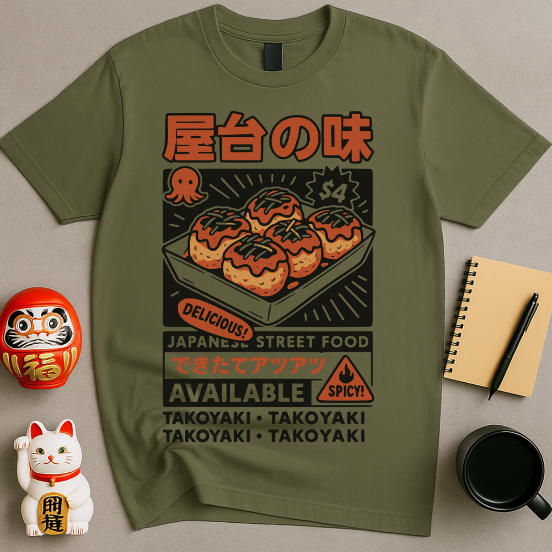 Takoyaki Street Food T-Shirt