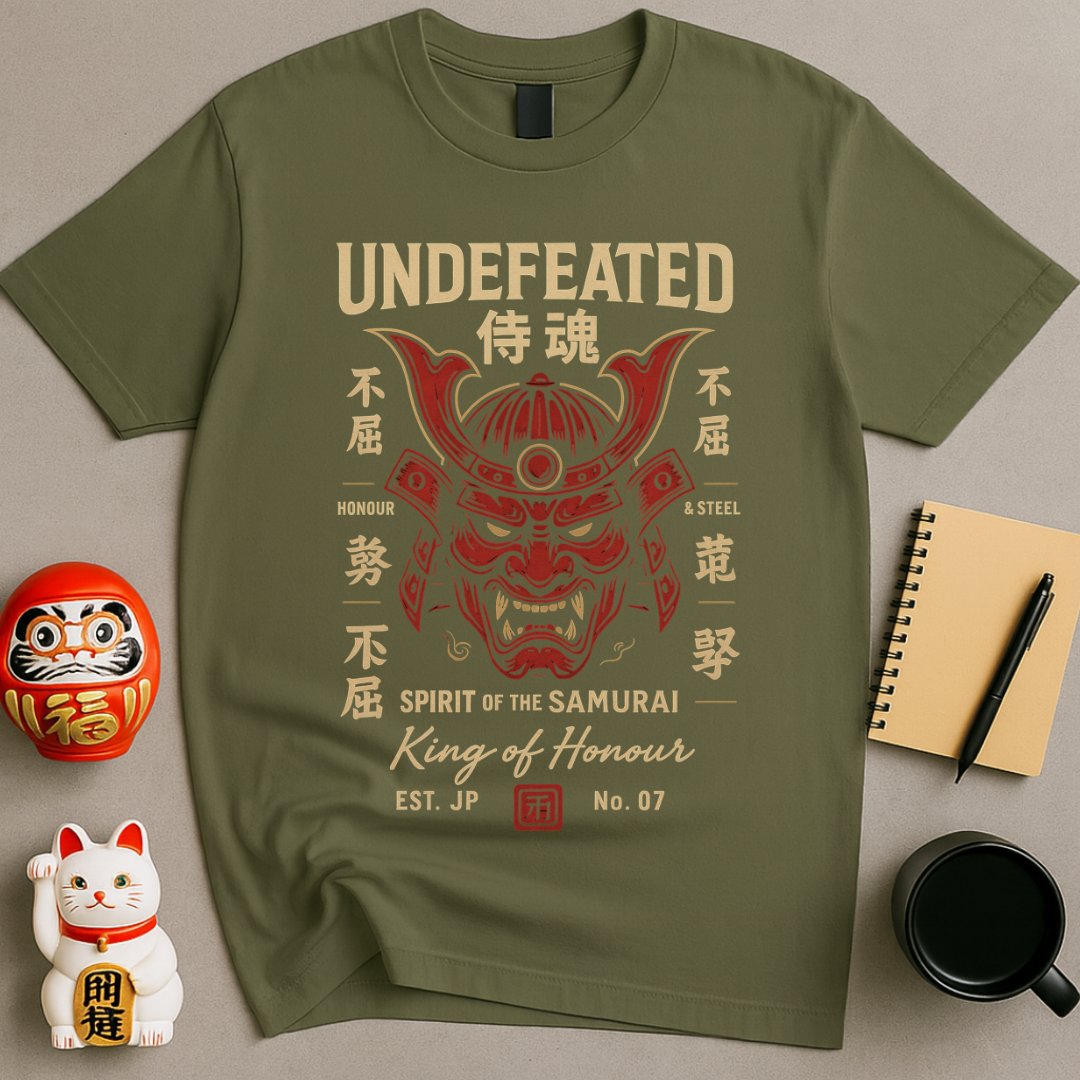 Undefeated Samurai – Spirit of Honour Tee