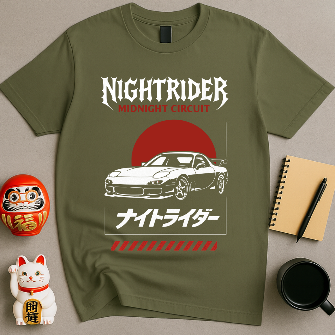 Nightrider – Midnight Circuit Tee