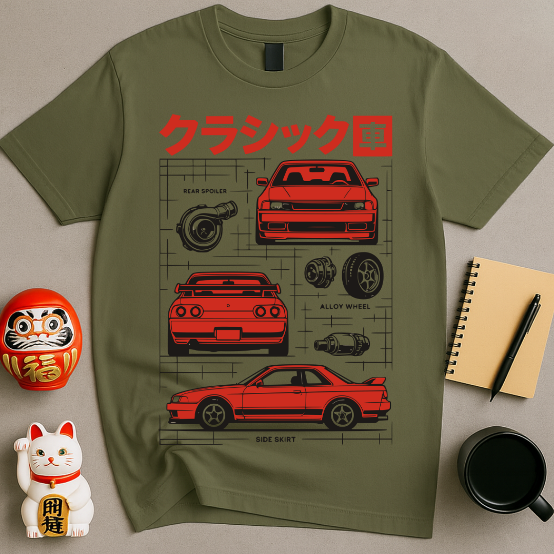 Classic JDM Blueprint T-Shirt