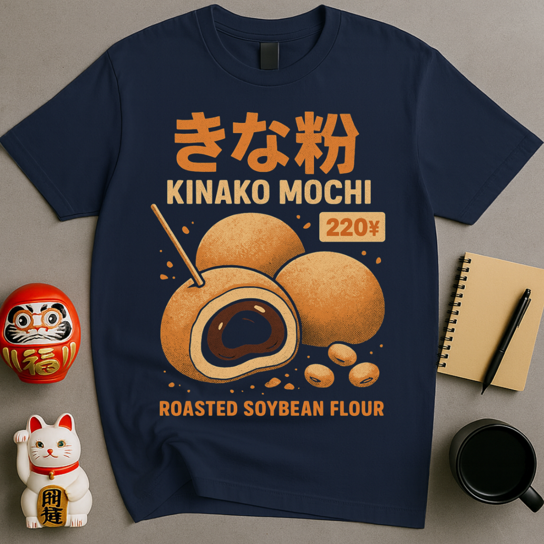 Kinako Mochi – Japanese Snack Retro Graphic Tee