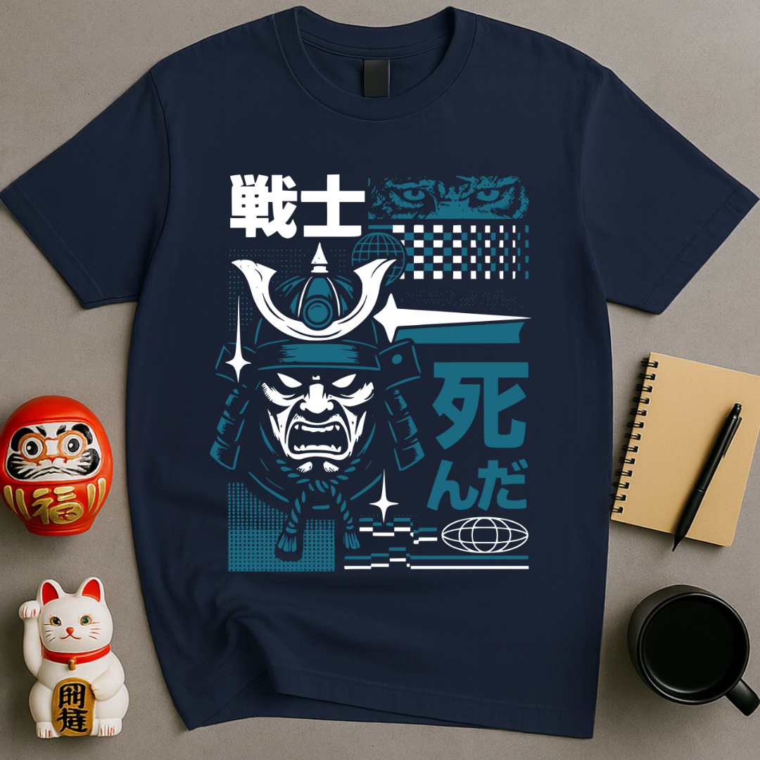 Blue Samurai Spirit T-Shirt