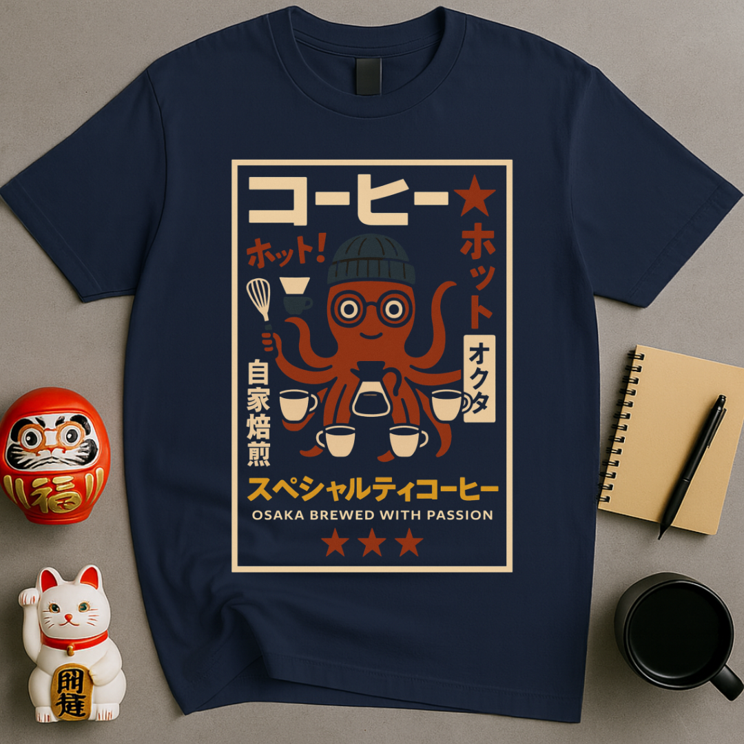 Octo Osaka Coffee – Vintage Café Tee