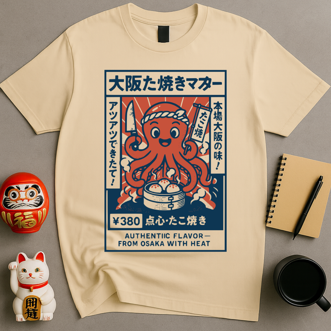 Osaka Octopus – Takoyaki Street Food Tee