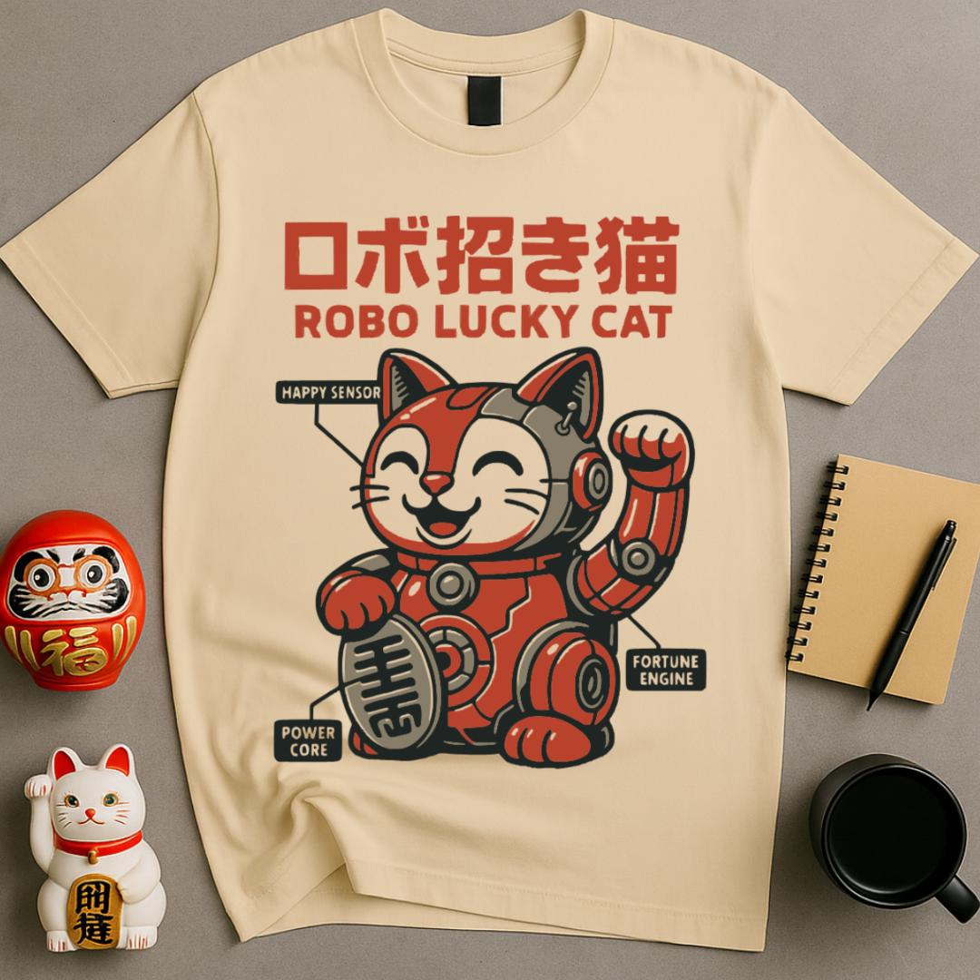 Robo Lucky Cat T-Shirt