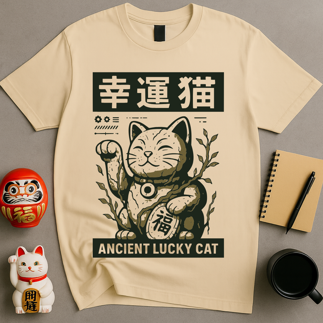 Ancient Lucky Cat T-Shirt