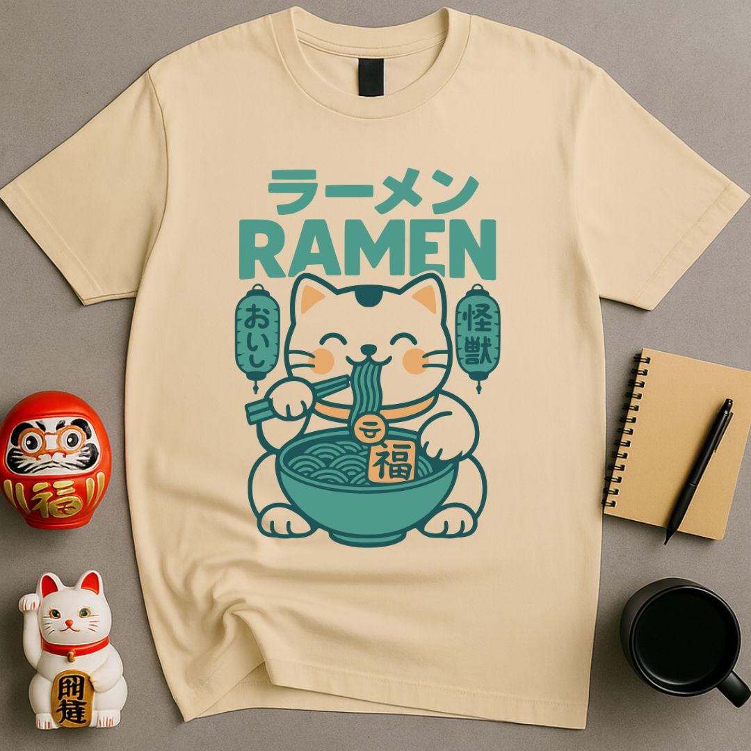 Lucky Cat Ramen T-Shirt
