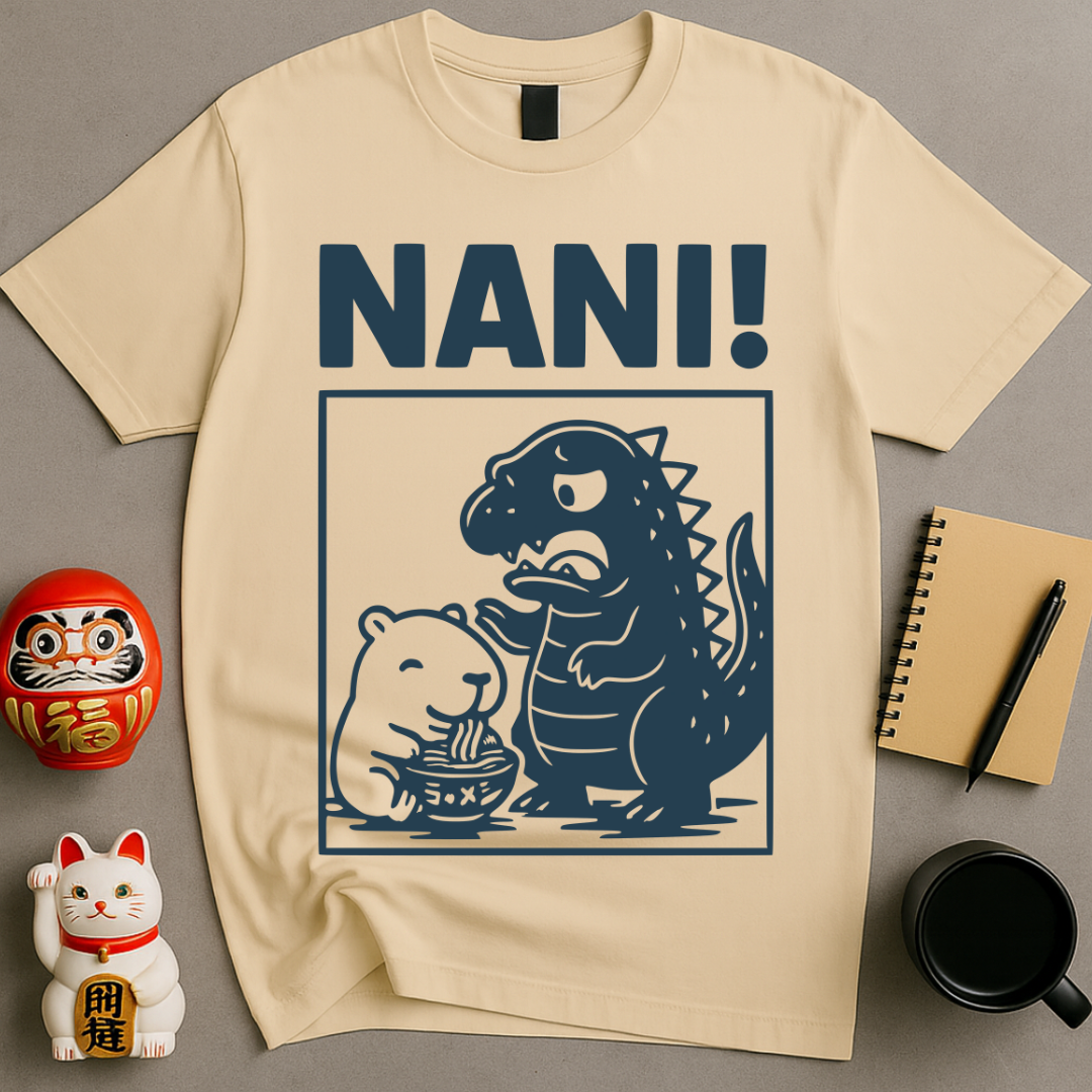 NANI! – Funny Japanese Kaiju Tee