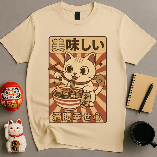 Lucky Cat Ramen T-Shirt