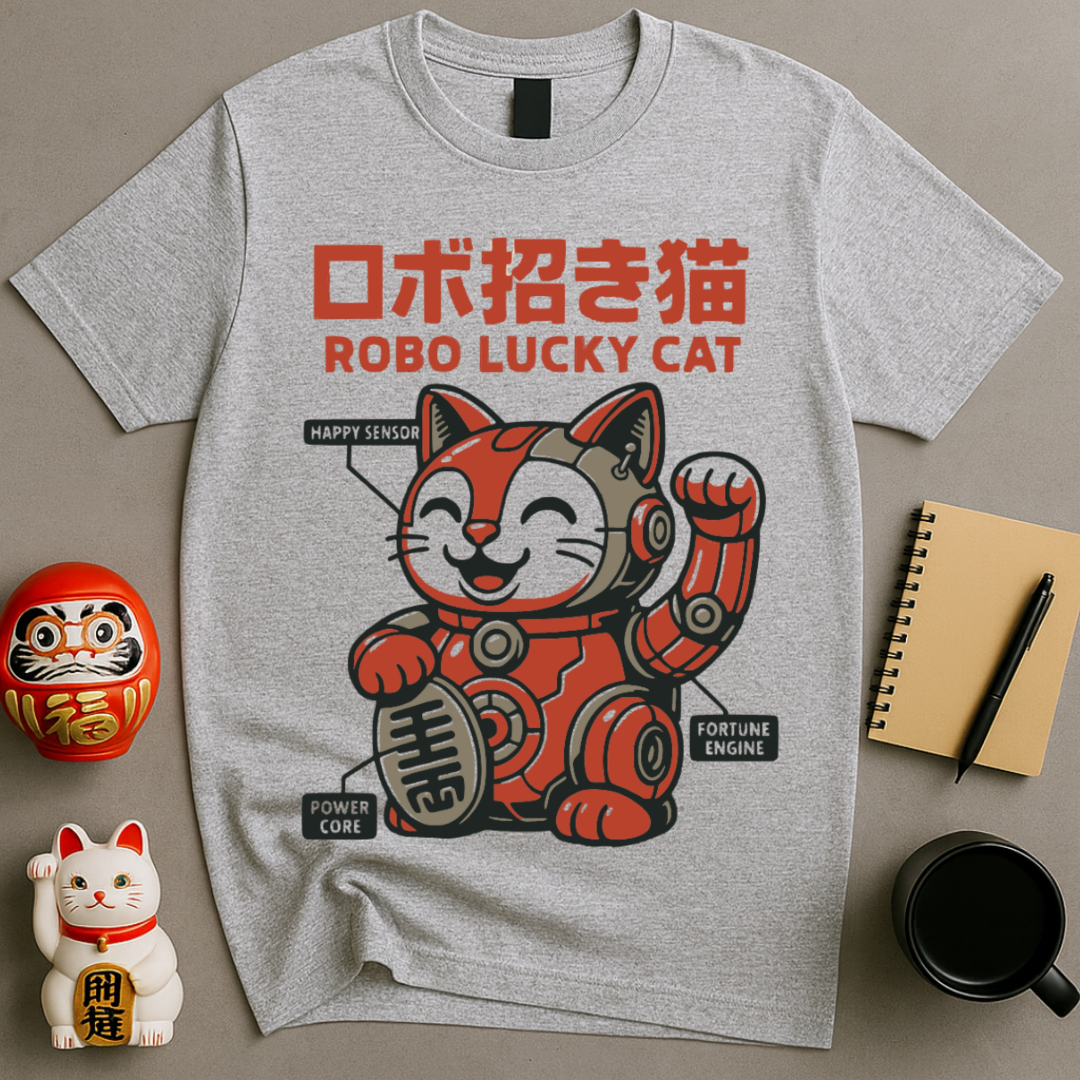 Robo Lucky Cat T-Shirt
