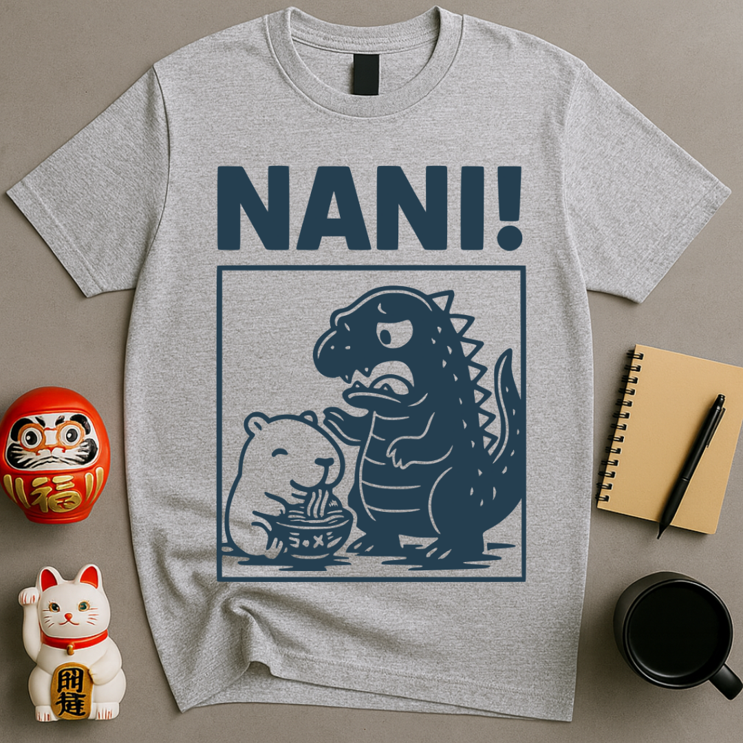 NANI! – Funny Japanese Kaiju Tee