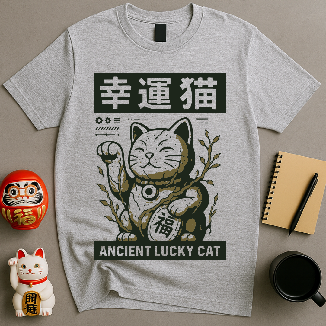Ancient Lucky Cat T-Shirt