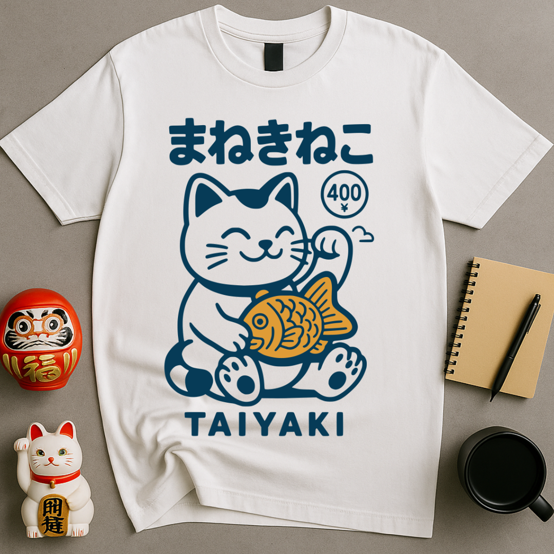 Maneki Neko Taiyaki T-Shirt