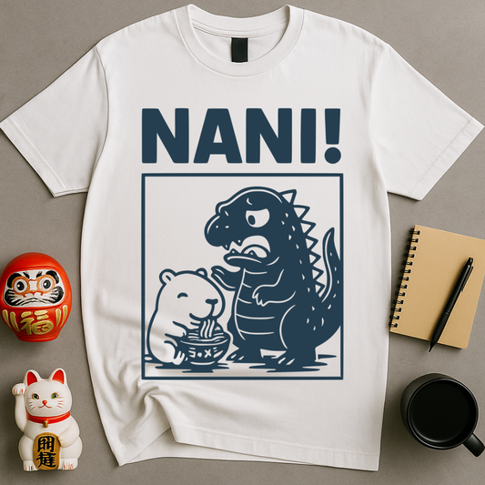 NANI! – Funny Japanese Kaiju Tee