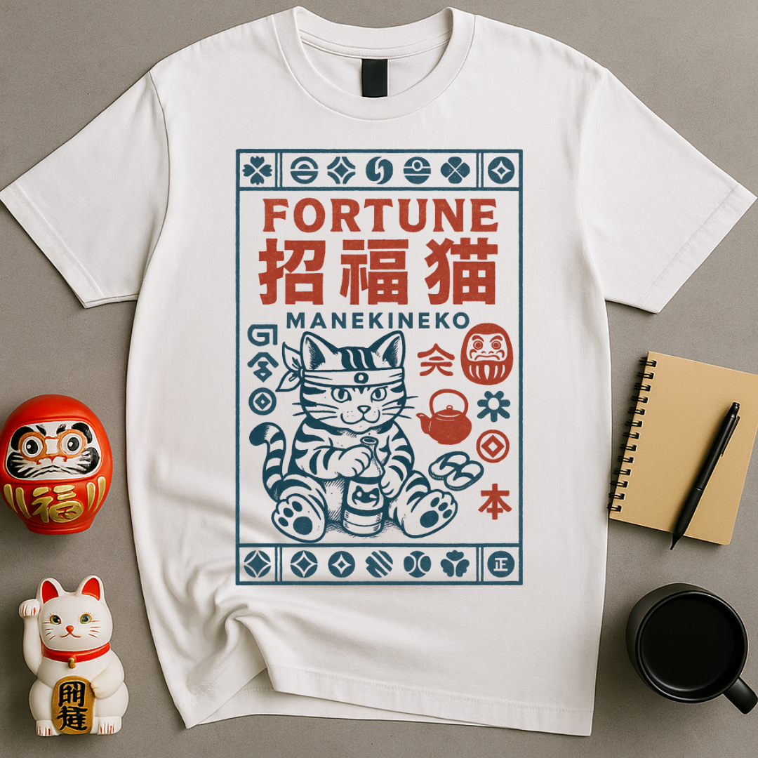 Fortune Manekineko T-Shirt