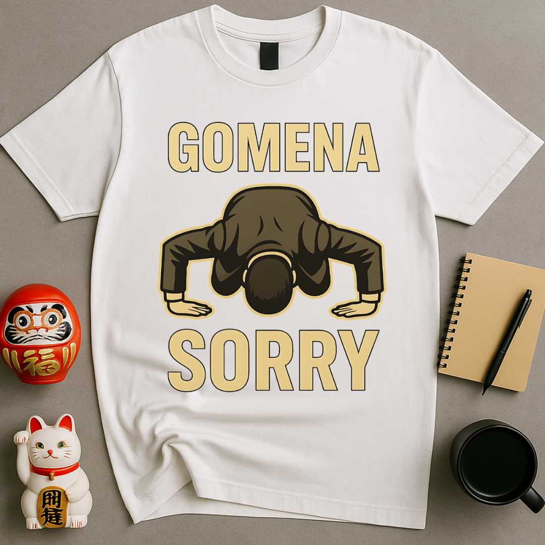 Gomena Sorry Bowing Man Shirt